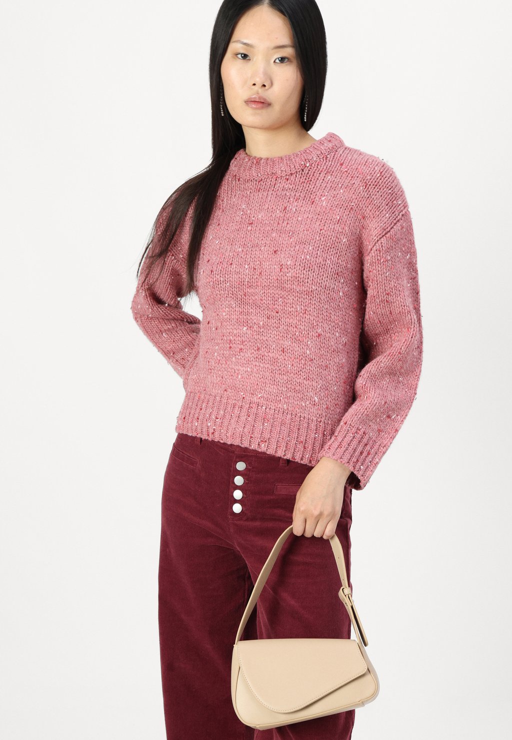 

Джемпер CHUNKY SWEATER Gina Tricot, розовый