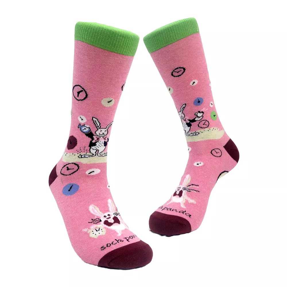 

Носки с кроликом Time Bunny (женские размеры, взрослые, средние) от Sock Panda