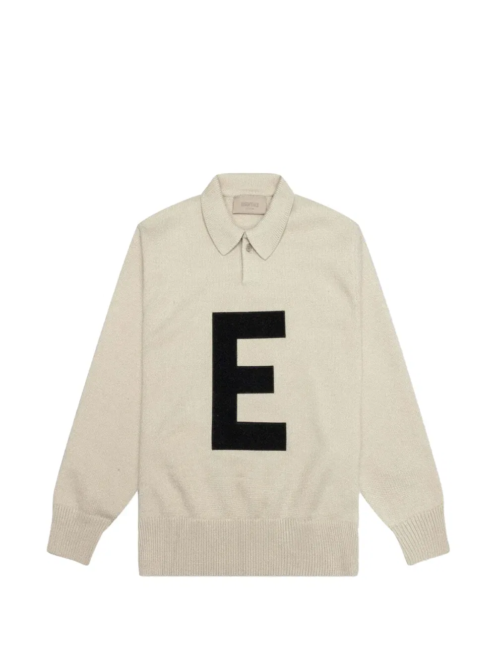 Вязаная рубашка-поло Fear Of God Essentials Kids, нейтральный