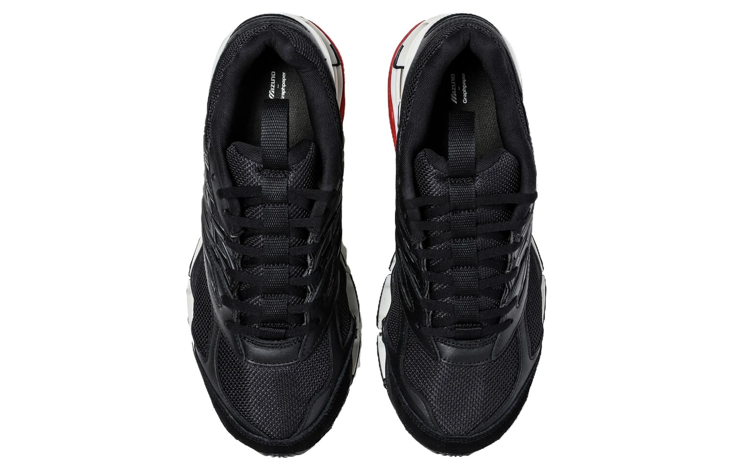 Кроссовки Mizuno Wave Prophecy LS Graphpaper, черный — фото 4