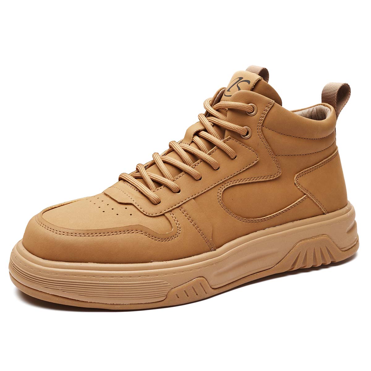 

KAISER Кроссовки для скейтбординга Coverage Slip-Slip с амортизацией Balance Mid Top, мужские, цвет Earth Yellow
