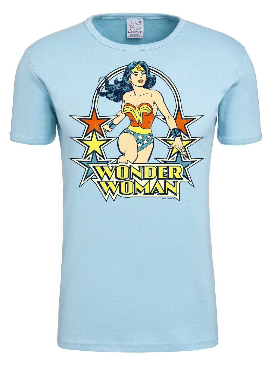 

Футболка Logoshirt WONDER WOMAN, светло-синий