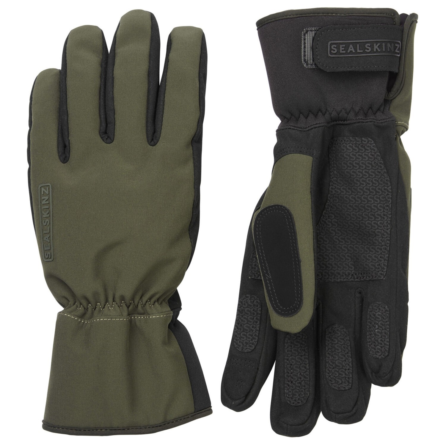

Перчатки Sealskinz Howe, оливковый