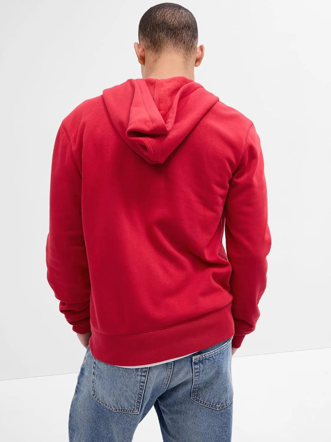 Толстовка на молнии Heritage Logo Full Zip, GAP, Red Apple — фото 2