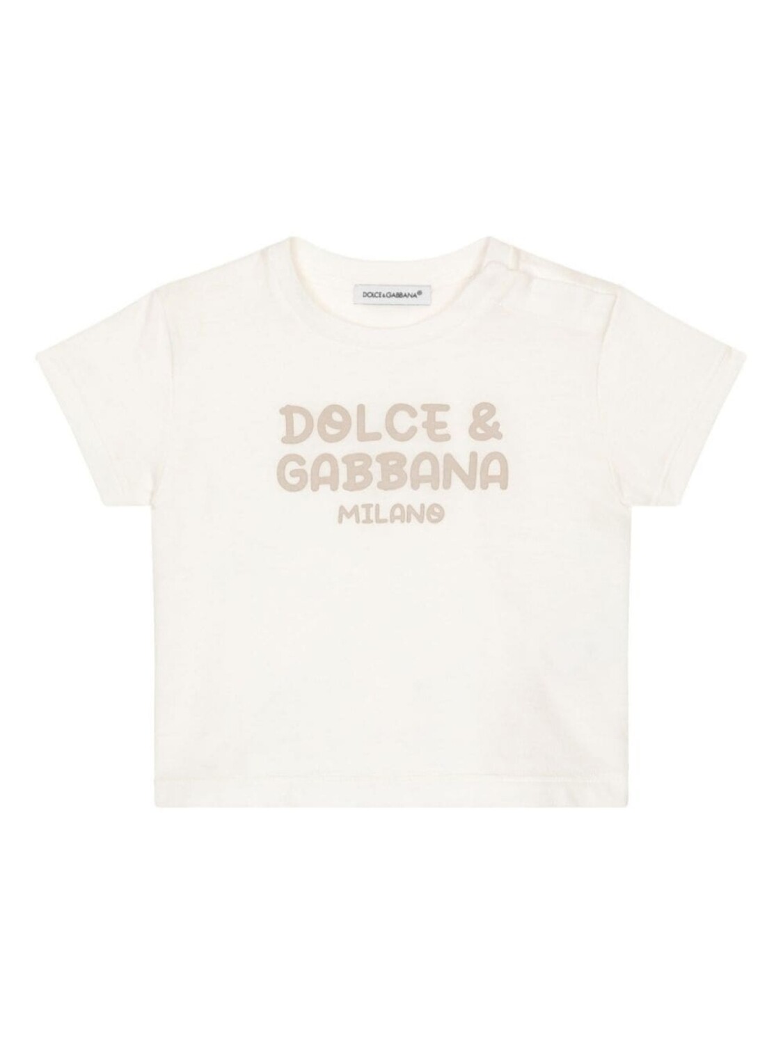 

Dolce & Gabbana Kids футболка из хлопка с логотипом, белый