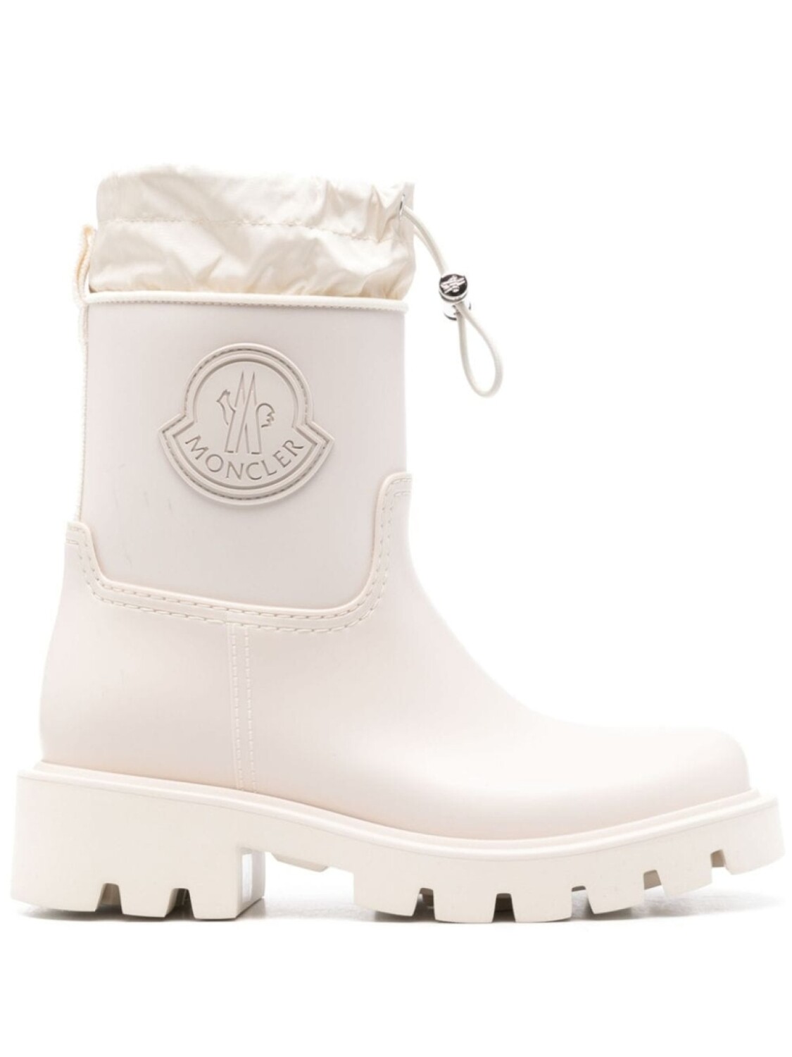 

Moncler ботильоны с завязками на шнурках и логотипом, белый