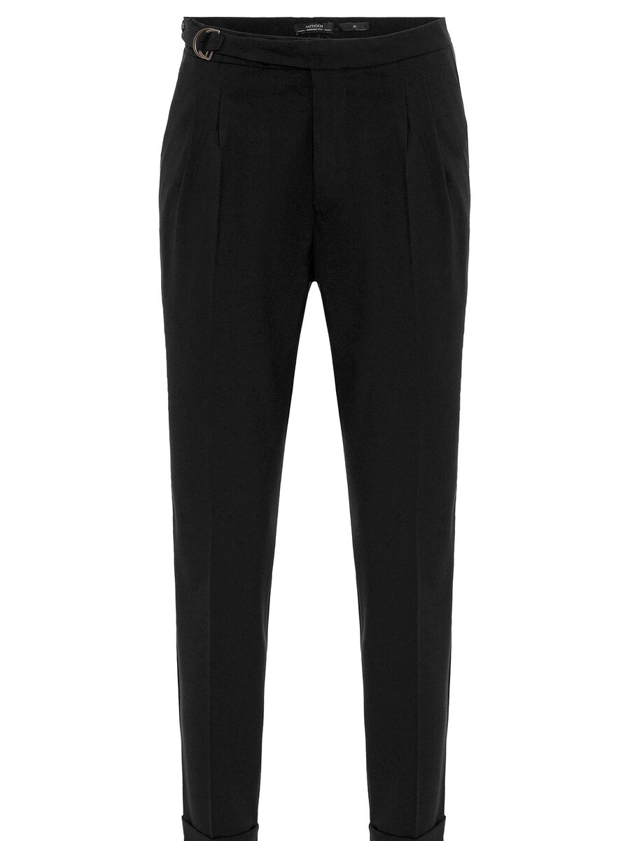 

Тканевые брюки Antioch Tapered Pleat-Front Pants, черный
