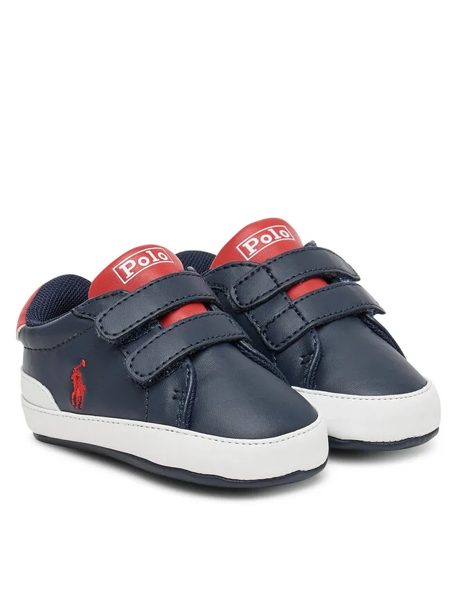 Polo Ralph Lauren Детские туфли Heritage Court II Baby RL03389410, темно-синие — фото 2
