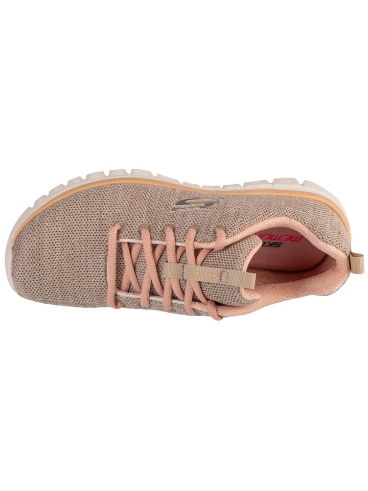 Низкие кроссовки Skechers Graceful Twisted Fortune, бежевый — фото 3