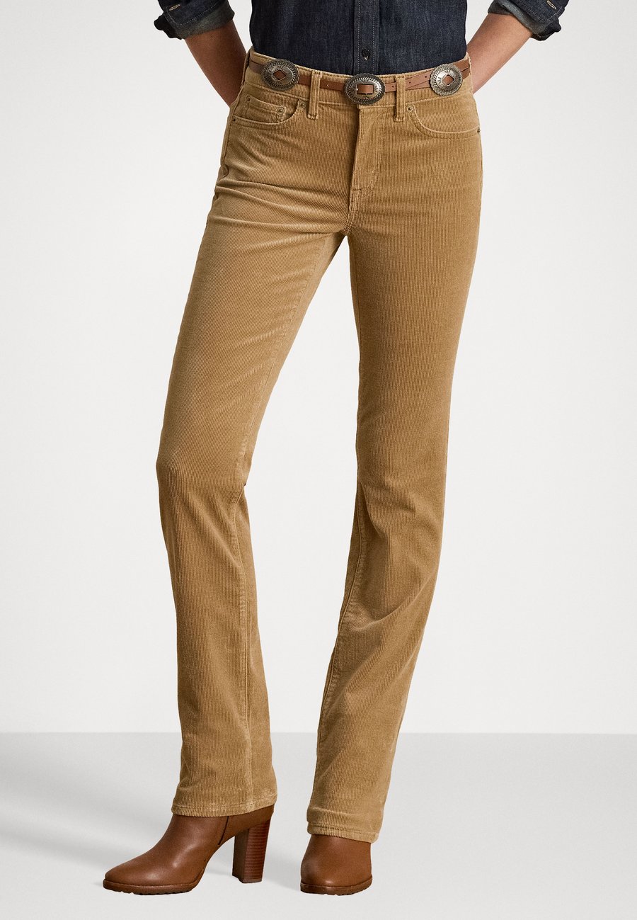 

Брюки Lauren Ralph Lauren Petite STRETCH CORDUROY STRAIGHT TROUSER, Classic Camel/Camel