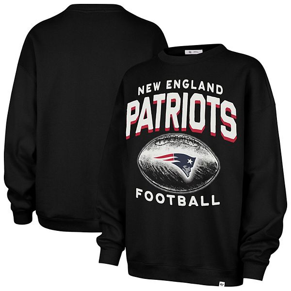 

Женский оверсайз свитшот '47 New England Patriots Arch Cloud черный 47 Brand