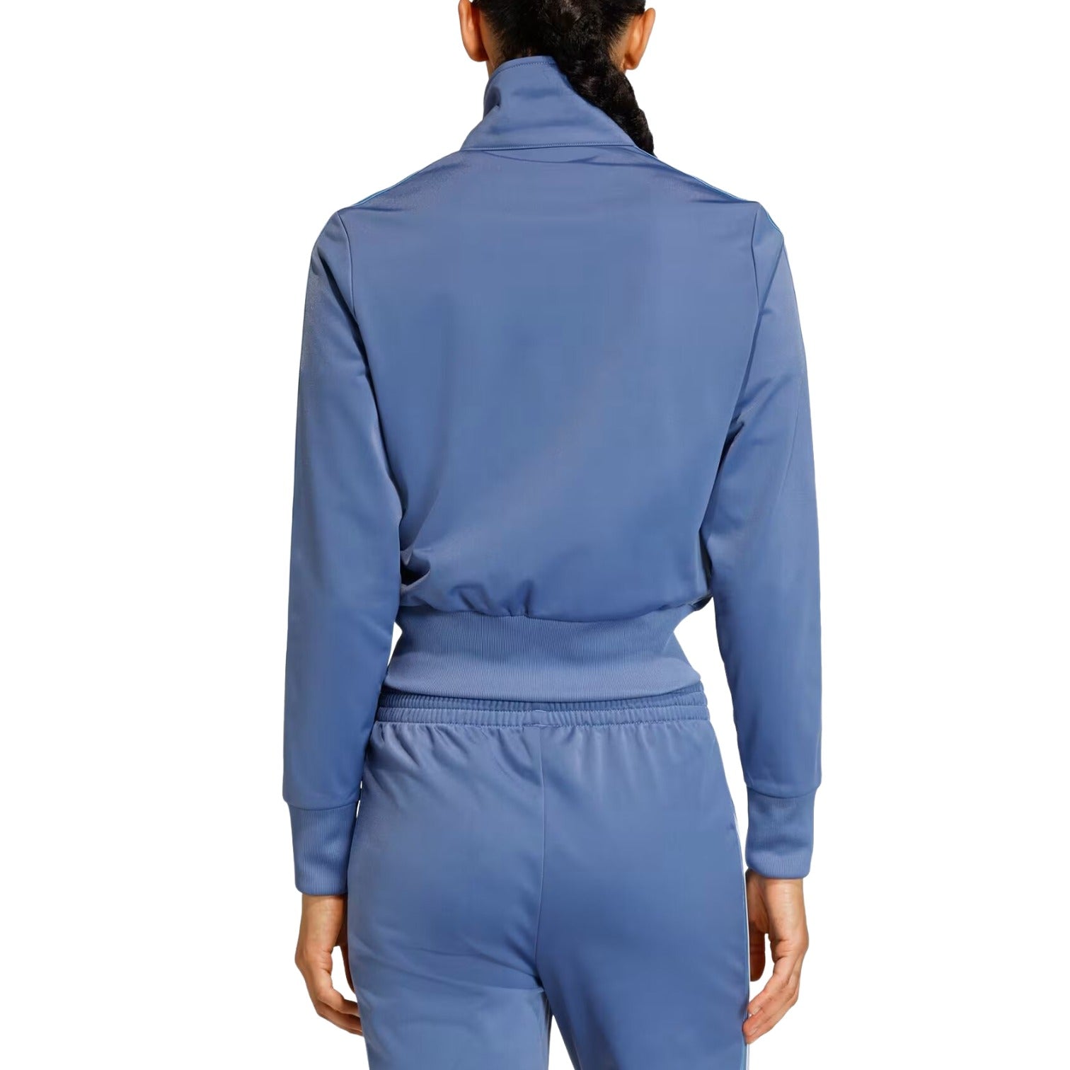 (WMNS) Спортивная футболка Adidas Firebird Classic Track Top 'Crew Blue Light Blue White' — фото 3