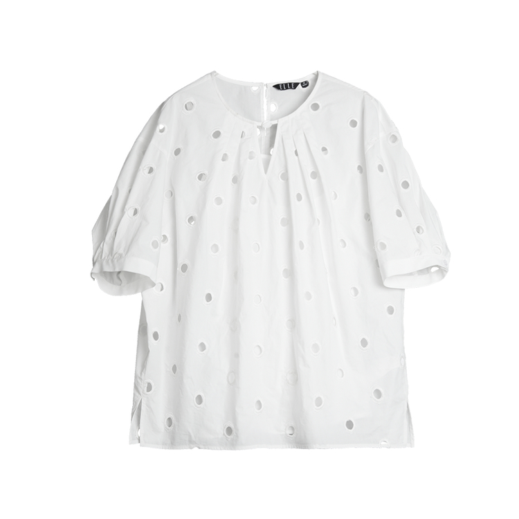 

ELLE Футболка Women's White Crew Neck Moderate