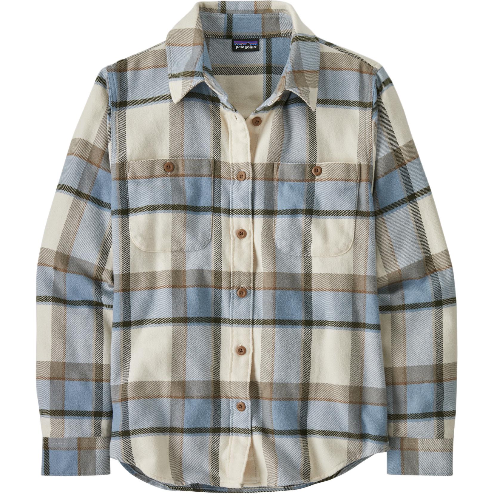 Хлопковая рубашка Patagonia, overall woven pine needle зеленый/whole weave pine needle зеленый — фото 4