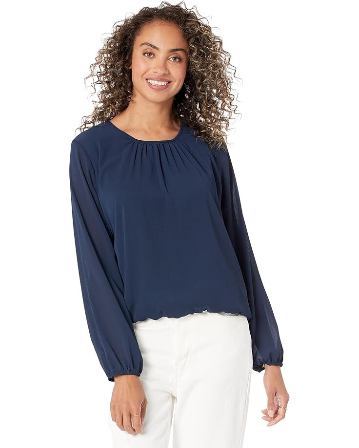 

Блузка Tommy Hilfiger Bubble Blouse, цвет Sky Captain
