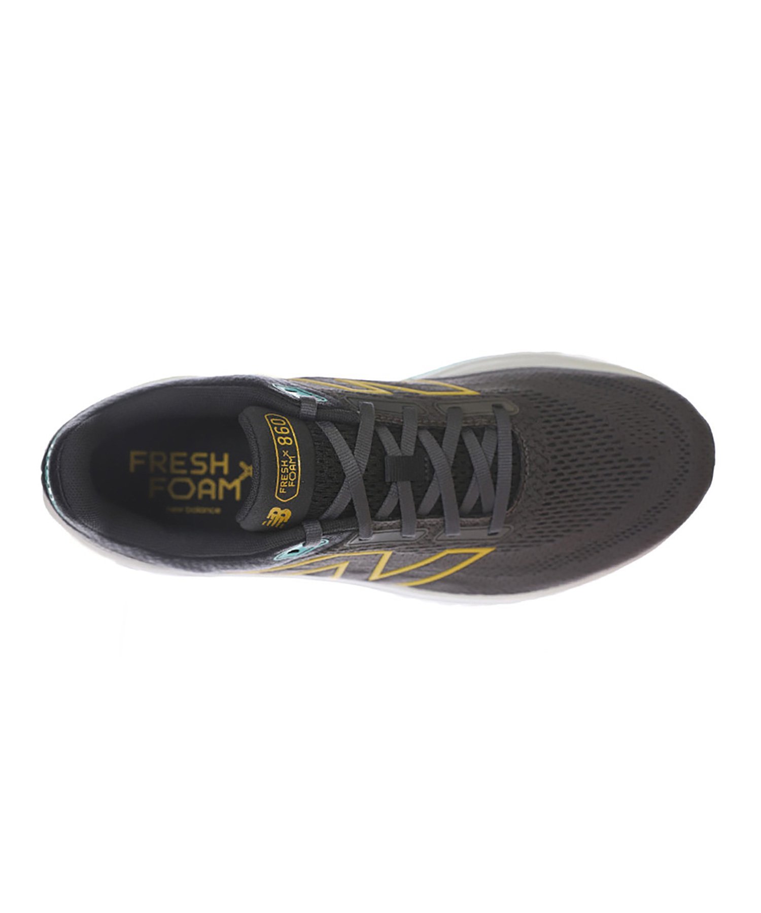 Кроссовки NB M860A14 2E New Balance, Black/Yellow — фото 4