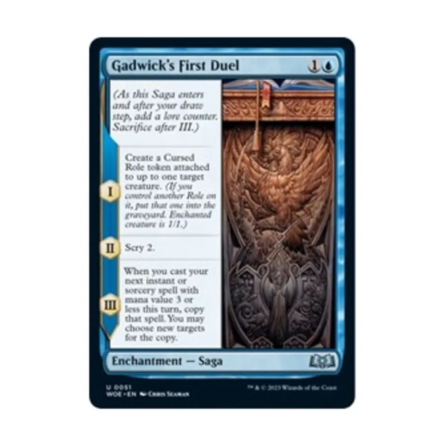 

CCG Первая дуэль Гадвика (U), MTG - Wilds of Eldraine