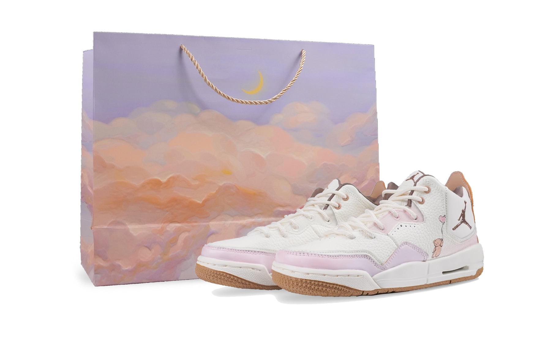 

Jordan Courtside 23 нескользящие износостойкие низкие детские баскетбольные кроссовки pink для подростков