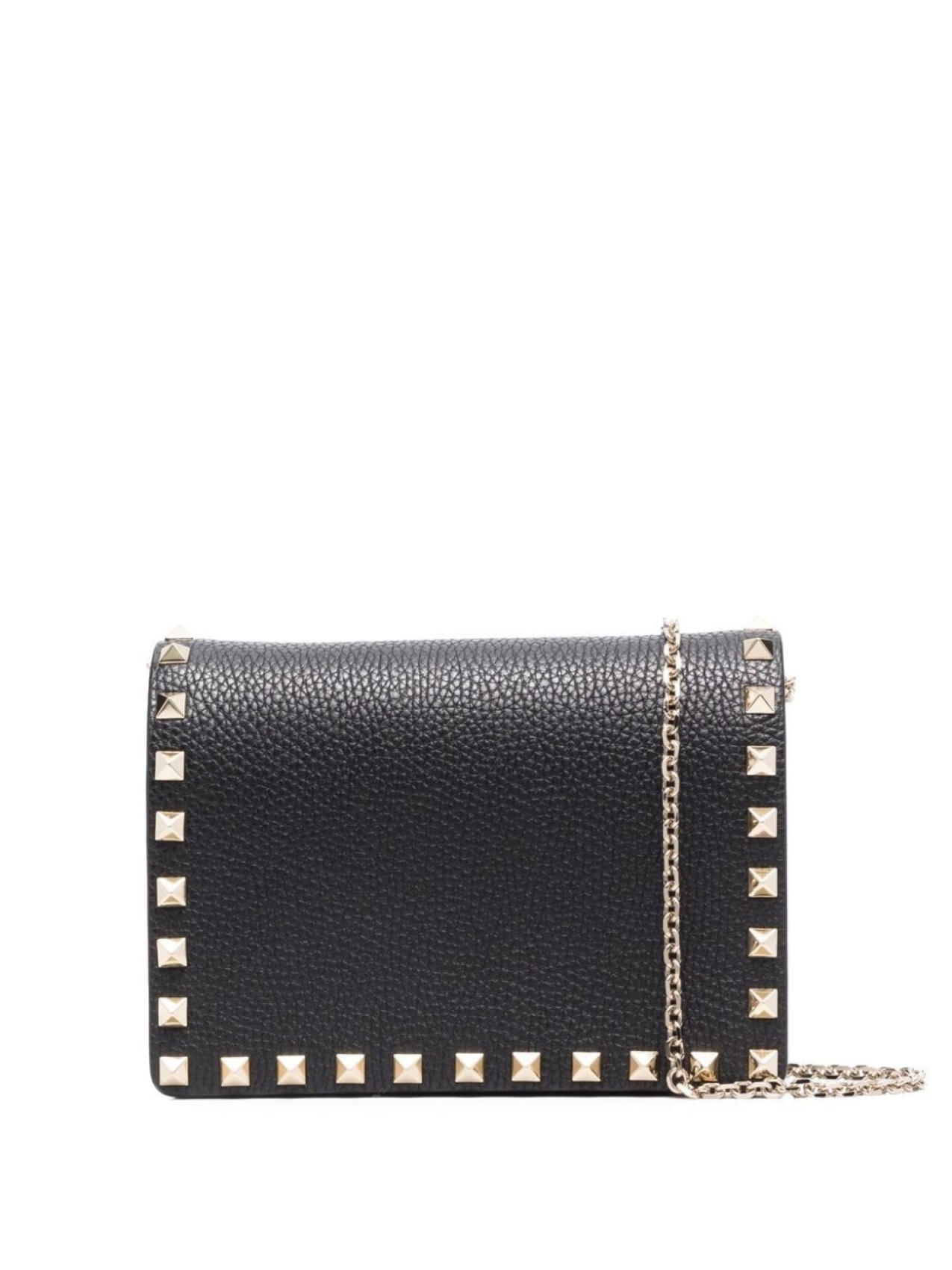 

Valentino Garavani клатч Rockstud с цепочкой, черный