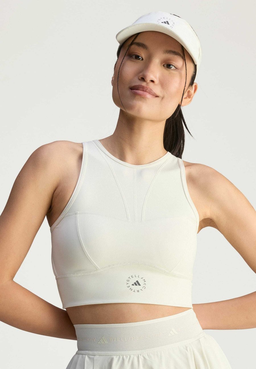 

Бюстгальтер Adidas by Stella McCartney TRAINING CROP, Almond Milk Smc/Off-White