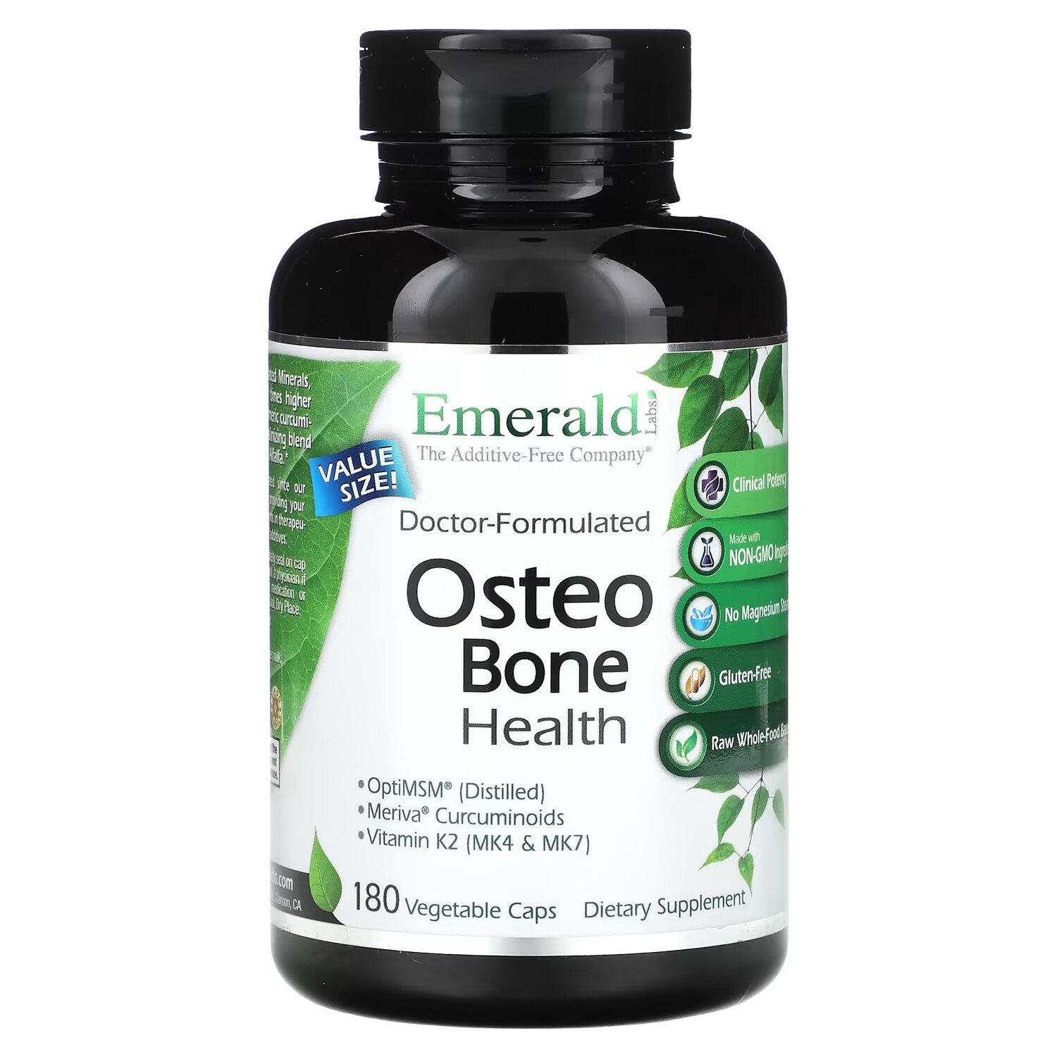 

Добавка Emerald Laboratories Osteo Bone Health, 180 растительных капсул