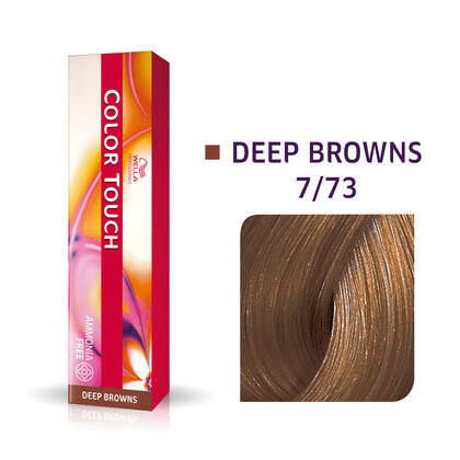 Wella Color Touch 7/73, Полуперманентная краска для волос без аммиака 7/73 60мл — фото 4