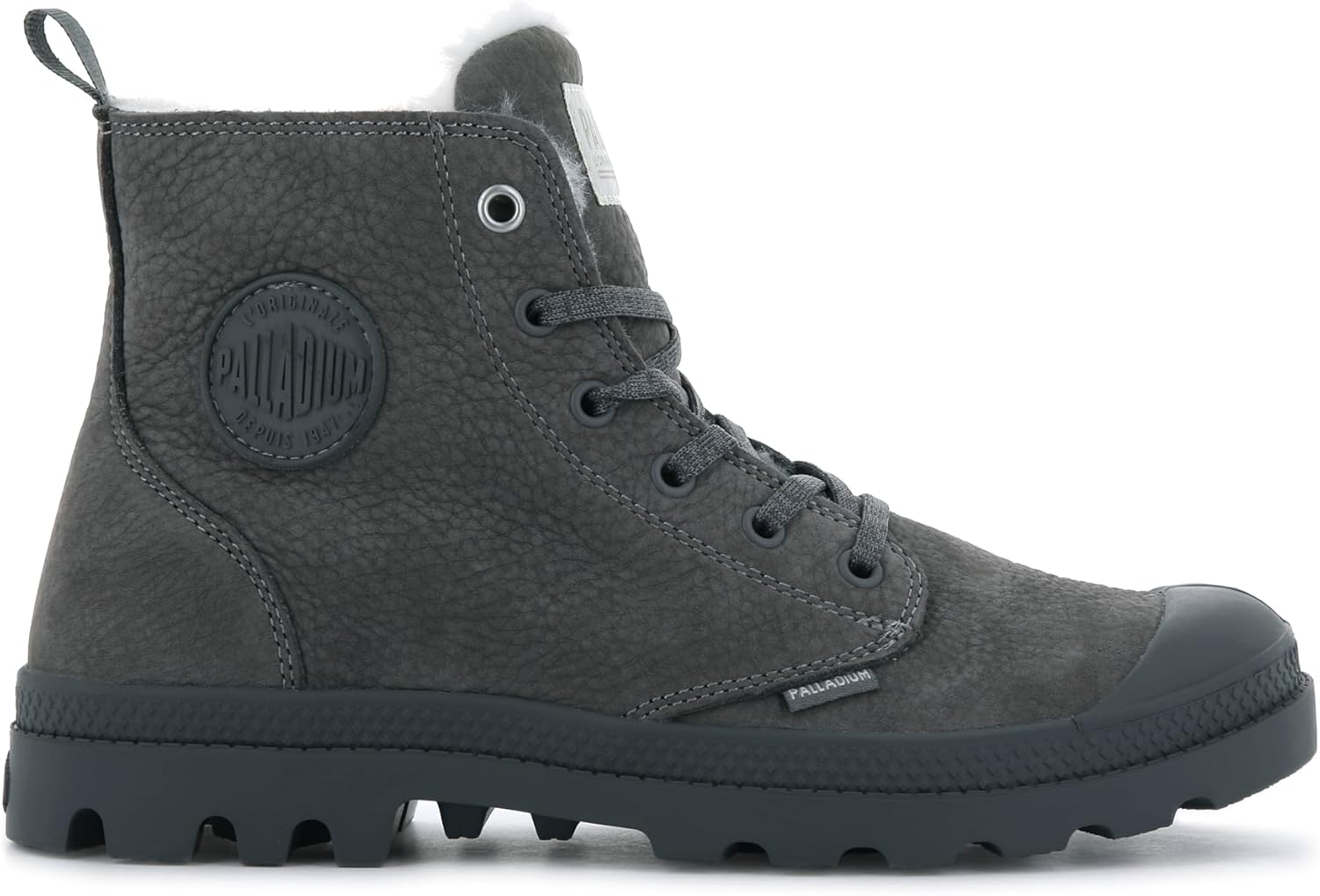 

Мужские ботинки Palladium Pampa Hi Originale из канваса, Beige Cloudburst Charcoal Gray P63
