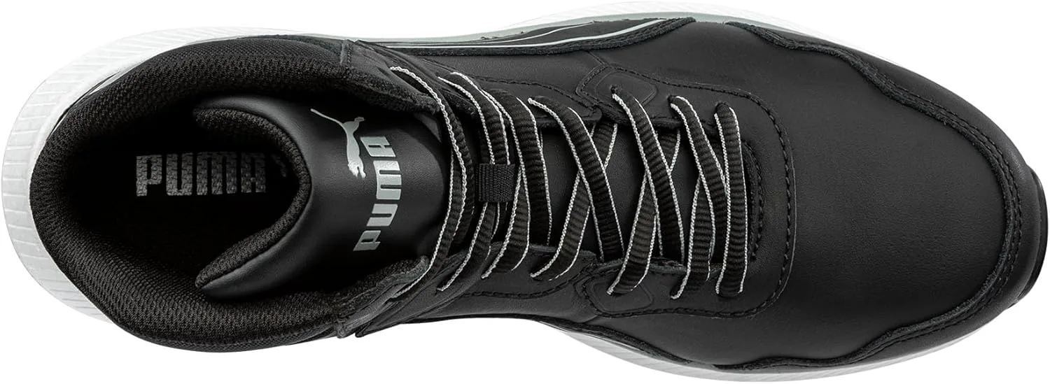 Мужские защитные кроссовки PUMA Zoom MID S3S ESD, защитный носок, противоскользящая подошва, легкие, черный — фото 3