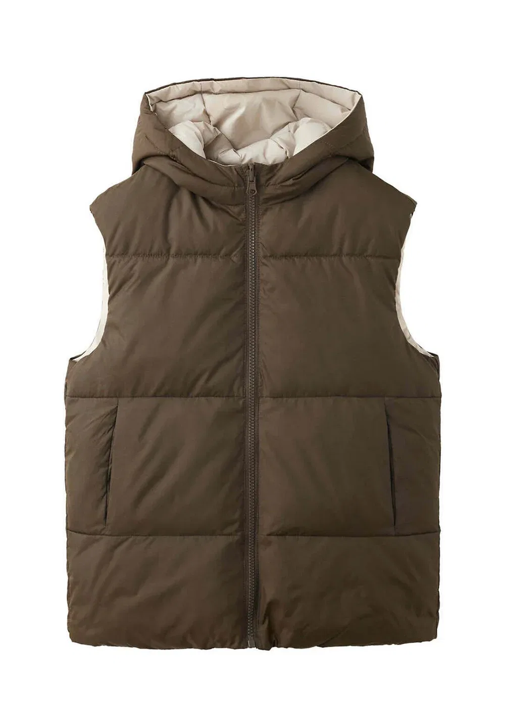 Детский жилет Mango Kids, Brown
