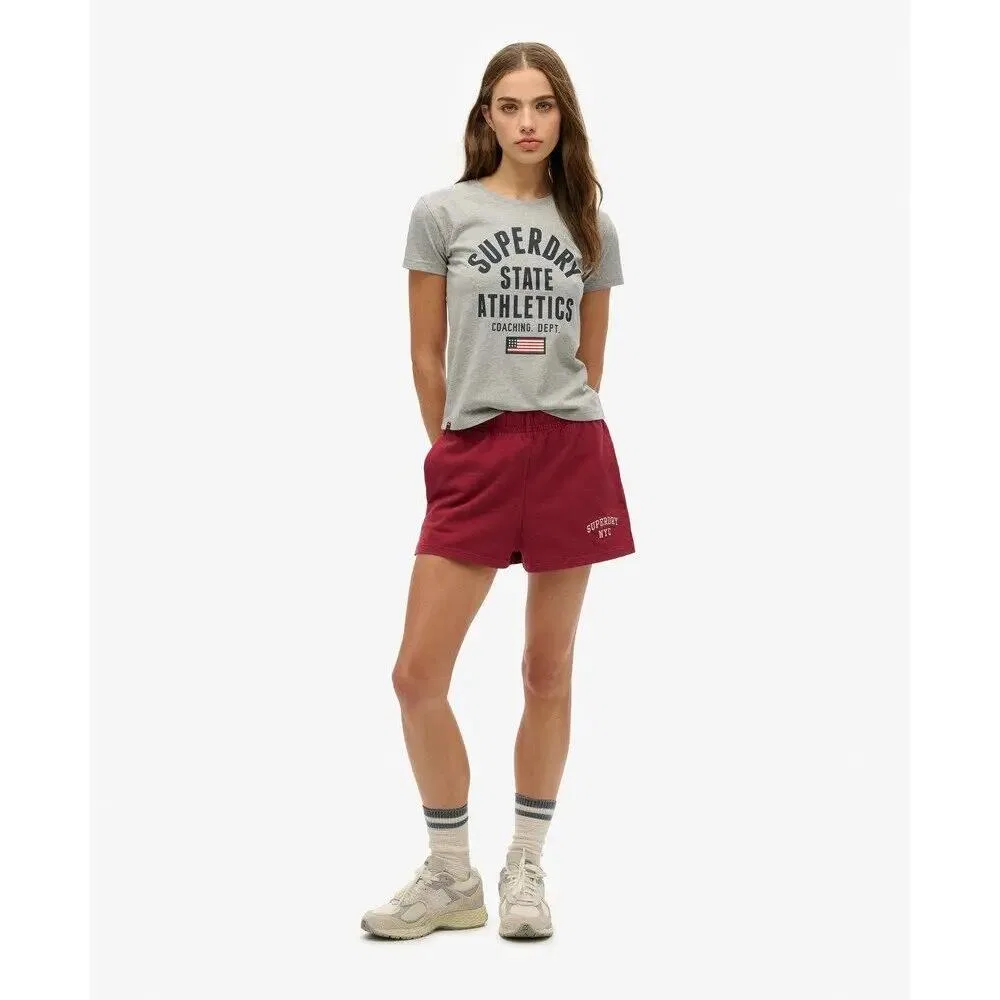Женская футболка с принтом Athletic Superdry, Grau
