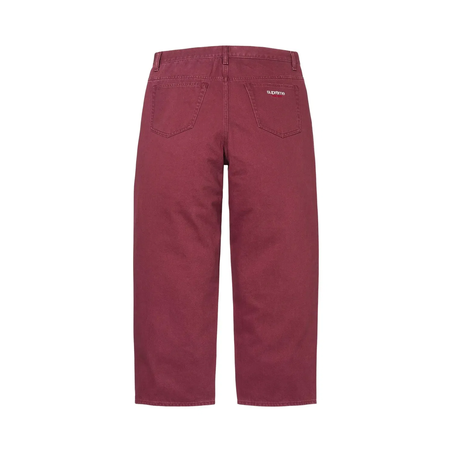 Джинсы мешковатые Supreme Baggy Jean, Burgundy — фото 2