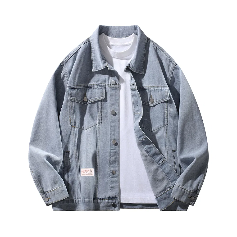 Детское джинсовое пальто с винтажным стилем PAL ONGACO, Washed Blue