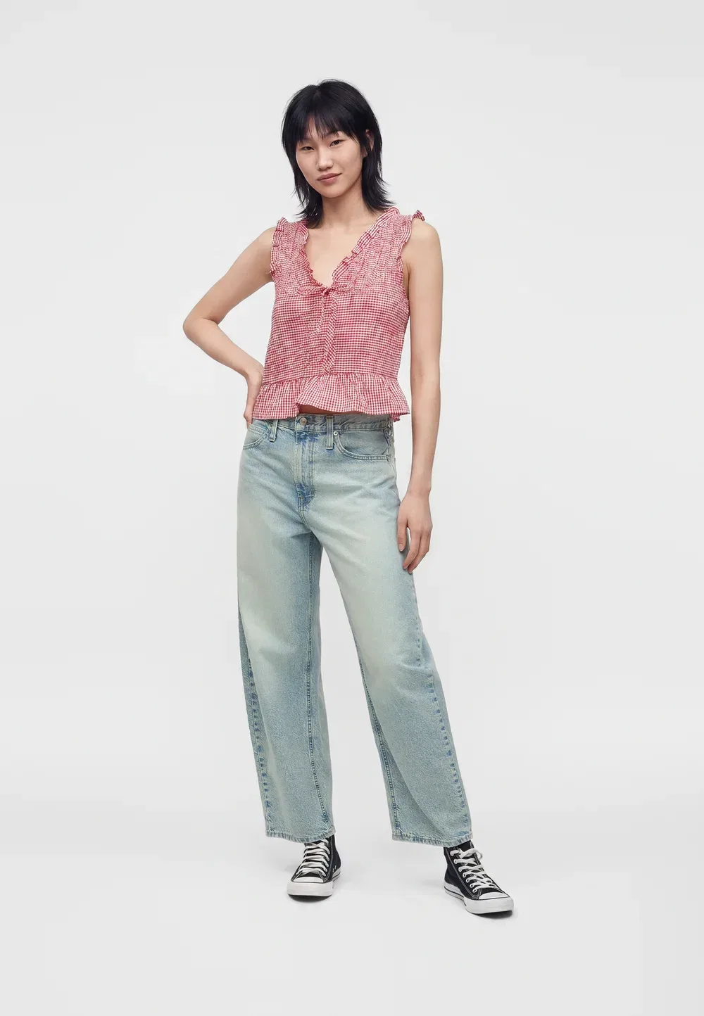 Бочка для сбора урожая - широкая ножка Gap, Light-Blue Denim — фото 2