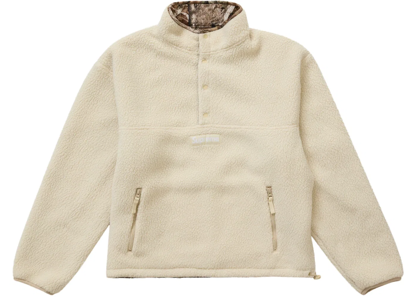 Мужской пуловер из флиса с камуфляжным принтом Supreme Pullover (FW24), TrueTimber HTC Fall Camo — фото 3