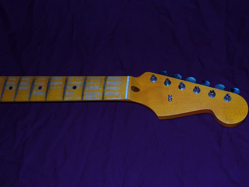 

Легкая реликвия 1950-х годов 9.5 C Stratocaster vintage Allparts Fender Licensed кленовый гриф Stratocaster Neck