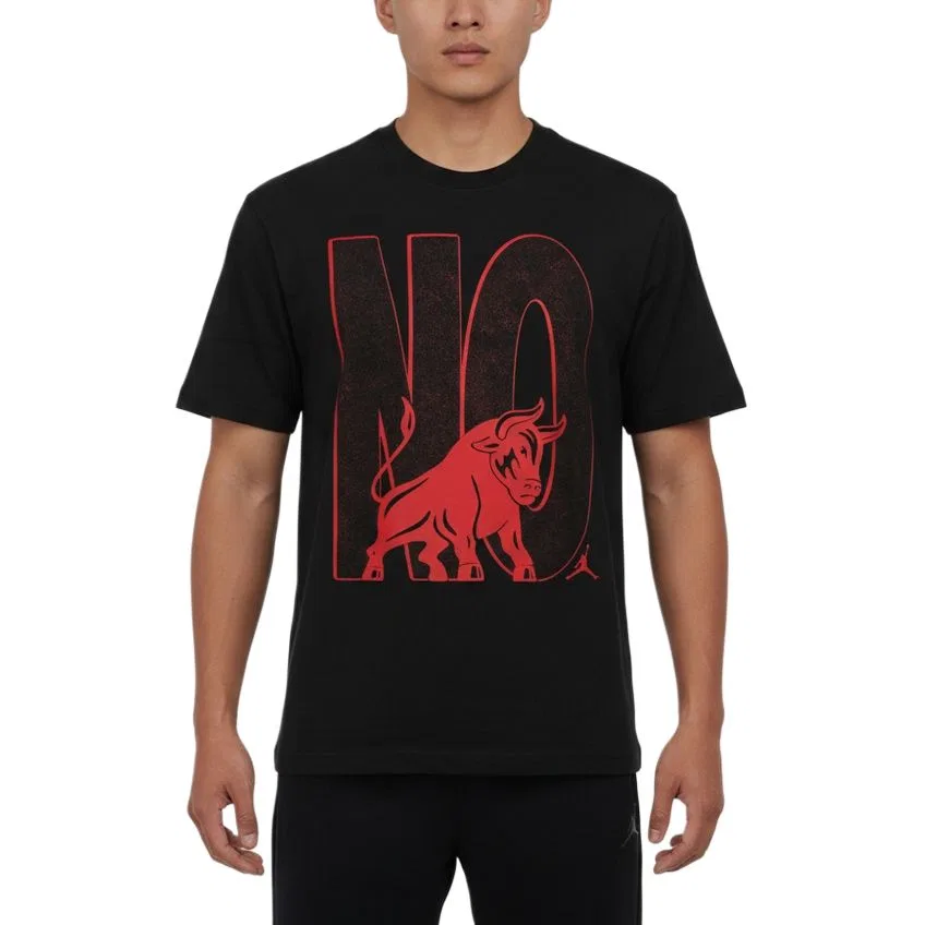 Футболка с круглым вырезом, Black, Jordan
