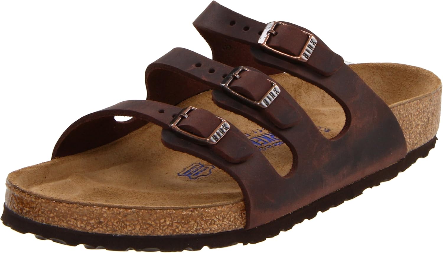 

Женские сандалии Birkenstock Florida Birko-Flor, Habana Waxy Leather