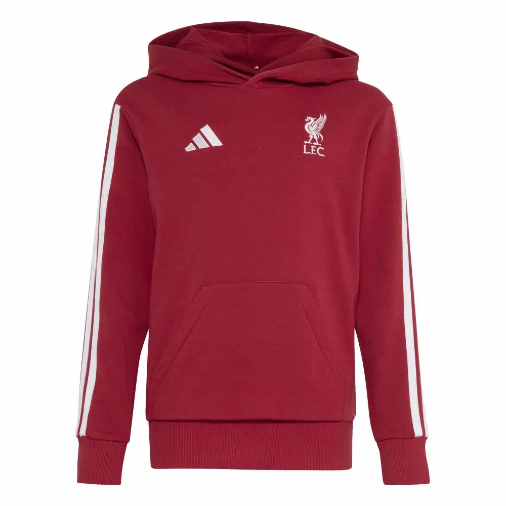 Детский худи для девочек с принтом Liverpool FC Adidas, Red