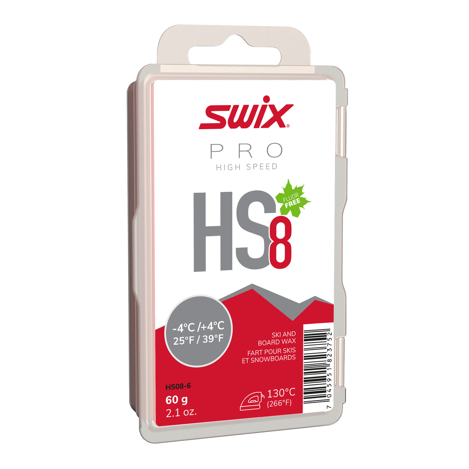 

Воск Swix HS8 горячий лыжный, красный