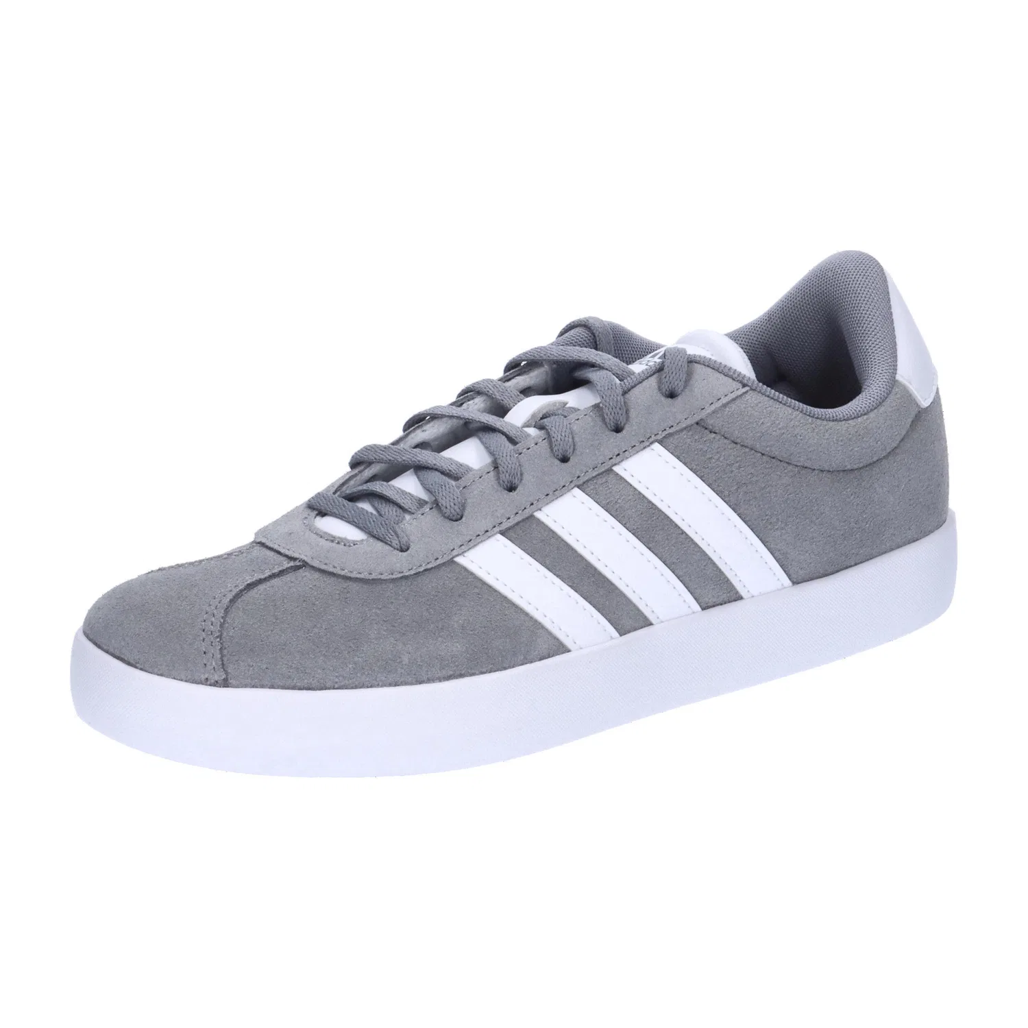 Детские кроссовки с замшевым верхом VL Court 3.0 K Adidas, Grau Weiss
