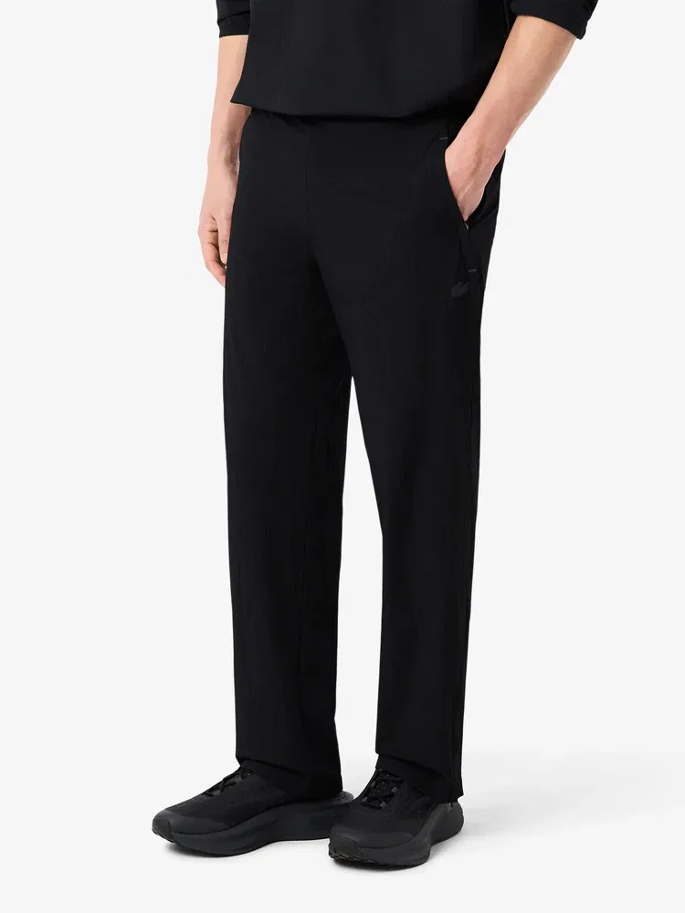 Штаны повседневные Premium Essential Woven LACOSTE, Black — фото 4