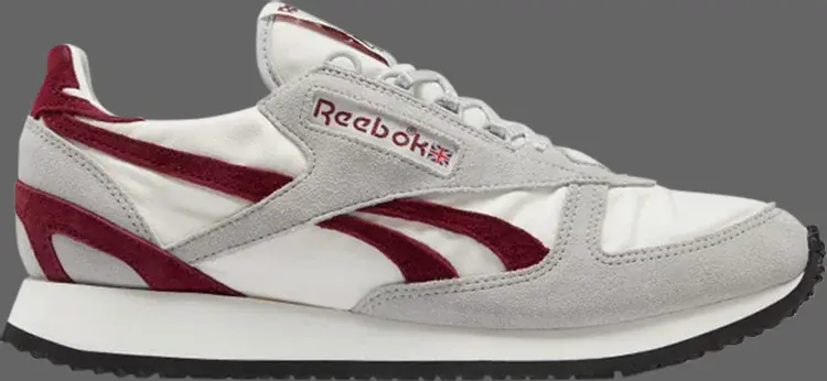 

Кроссовки victory g 'pure grey classic burgundy' Reebok, серый