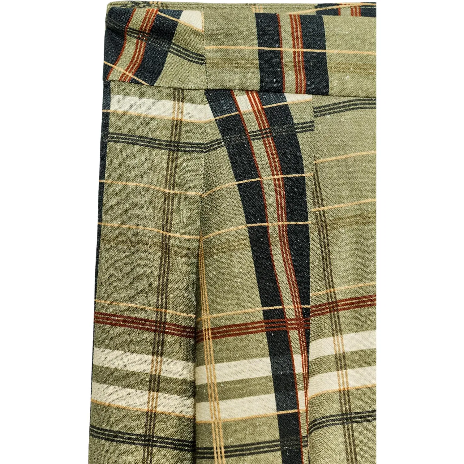 Женские повседневные брюки ZW Series Casual Pants, ZARA, Green — фото 4