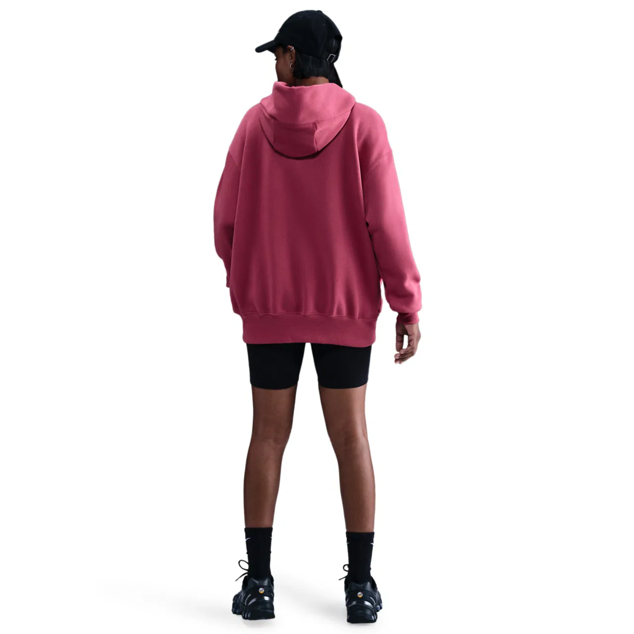 Женская толстовка Style Fleece Pullover Nike, цвет Sweet Beet/Sail — фото 4