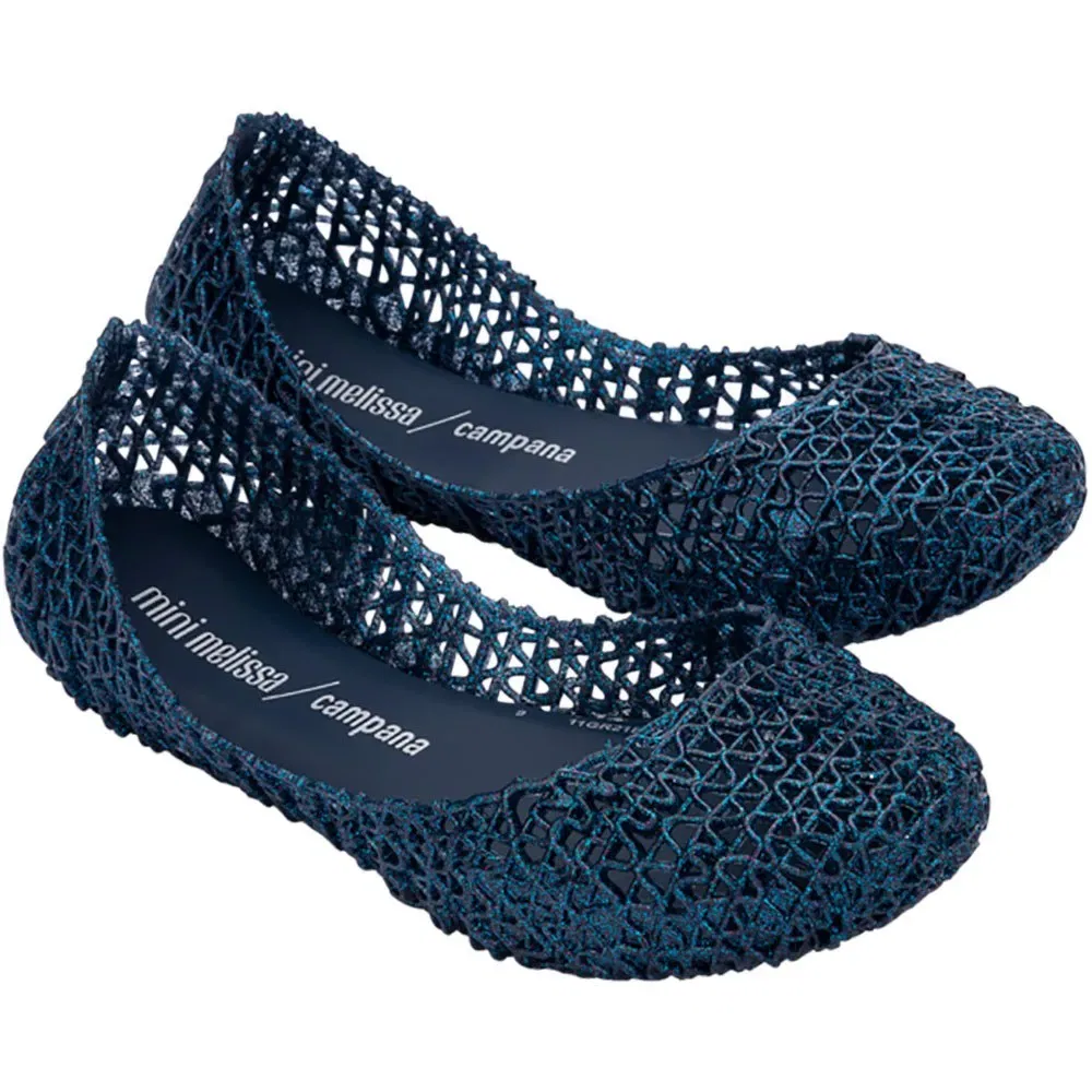 Балетки Melissa Mini Campana Papel Melissa, синий — фото 3
