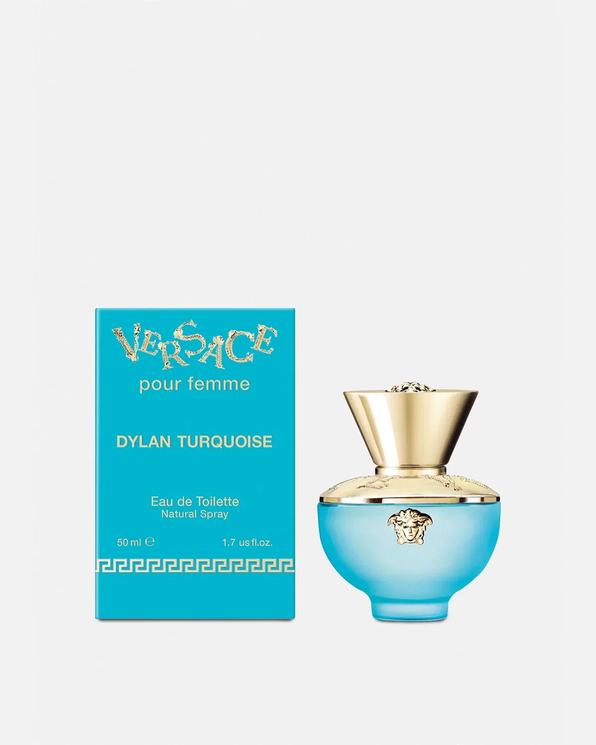 Туалетная вода 50 мл Dylan Turquoise Versace, синий — фото 2