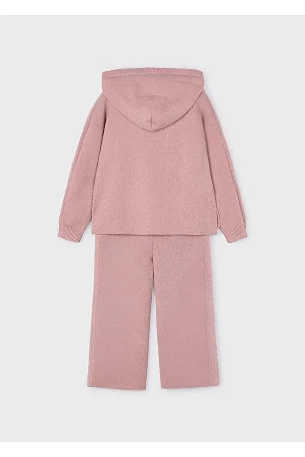 Детский спортивный костюм для девочек с капюшоном Mayoral, Pink — фото 2