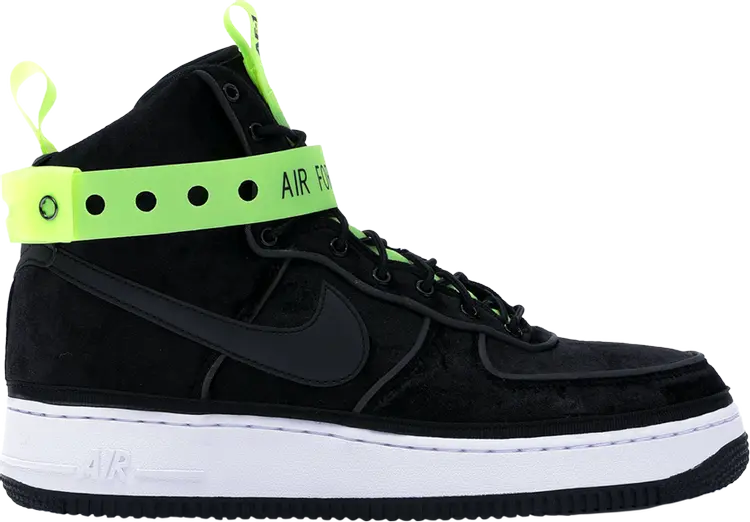 

Кроссовки Nike Magic Stick x Air Force 1 High 'Black Velour', черный