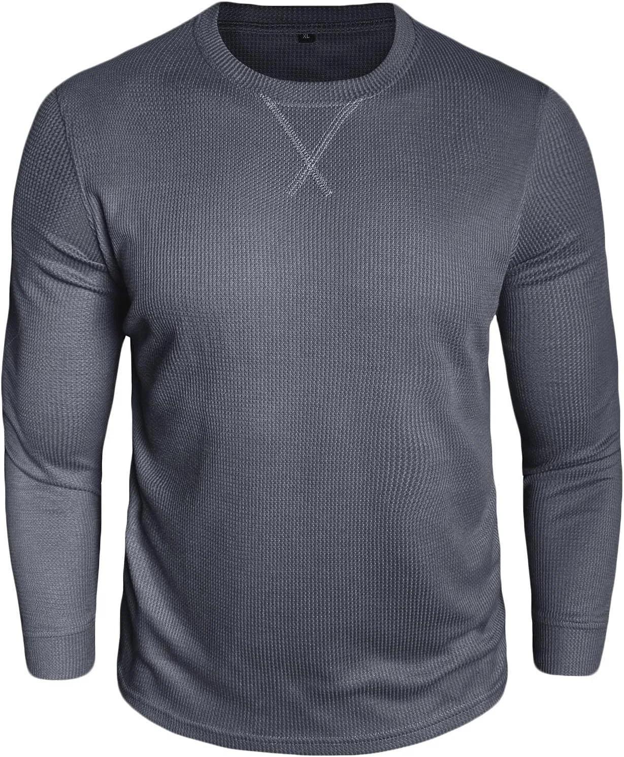 Мужская футболка с длинным рукавом Slim Fit Solid, Dark Gray