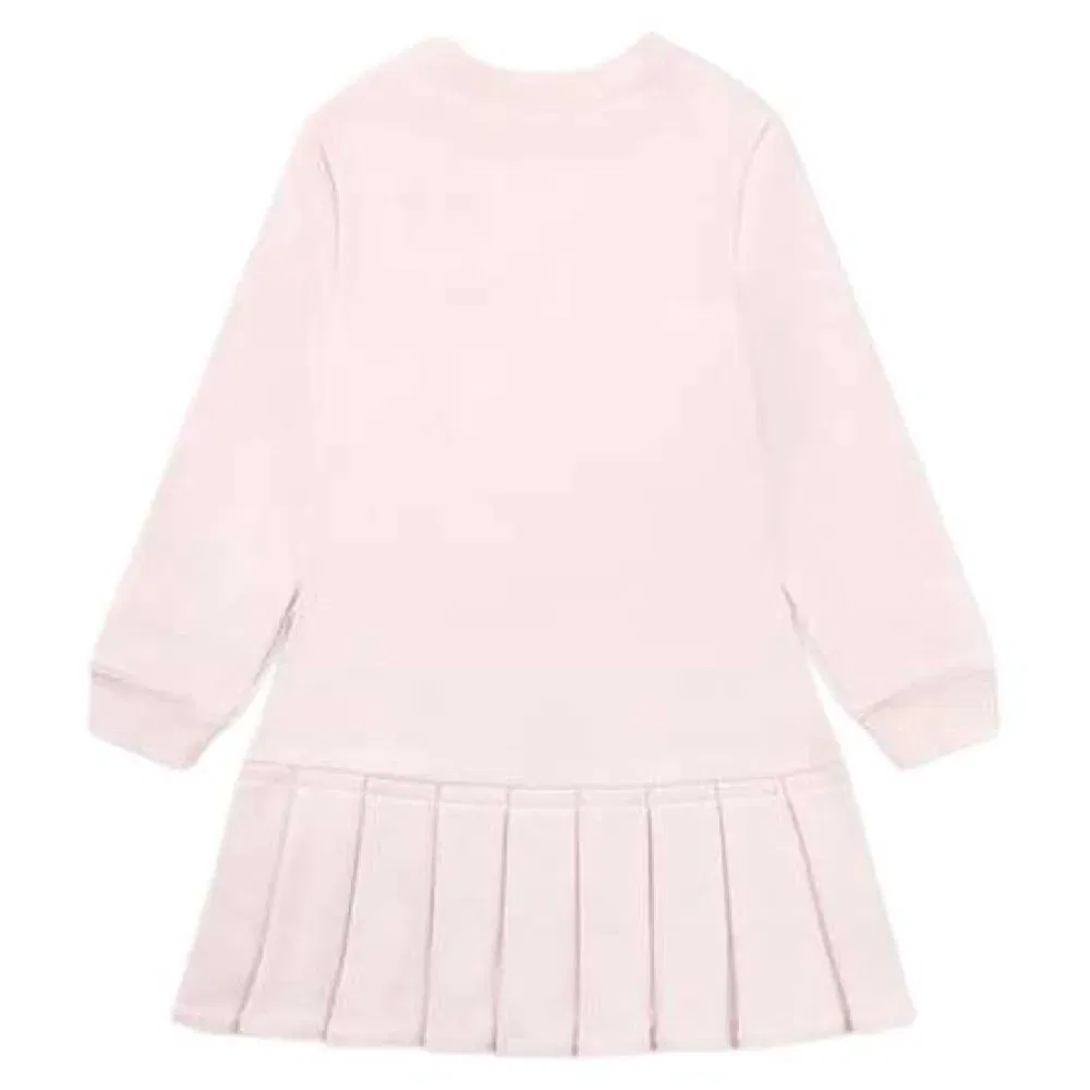 Платье с длинным рукавом French Terry Lacoste Kids, розовый — фото 2